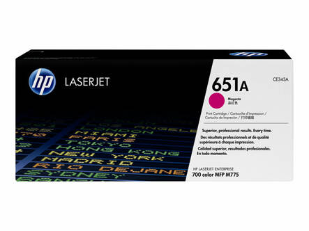 Värikasetti HP 651A CE343A laser - HP laservärikasetit ja rummut - 159629 - 1