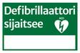 Defibrillaattori sijaitsee -tarra - Painetut muut tuotteet - 178729 - 1