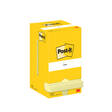 Viestilappu 76x76mm POST IT Canary - Viestilaput ja telineet - 102029 - 2