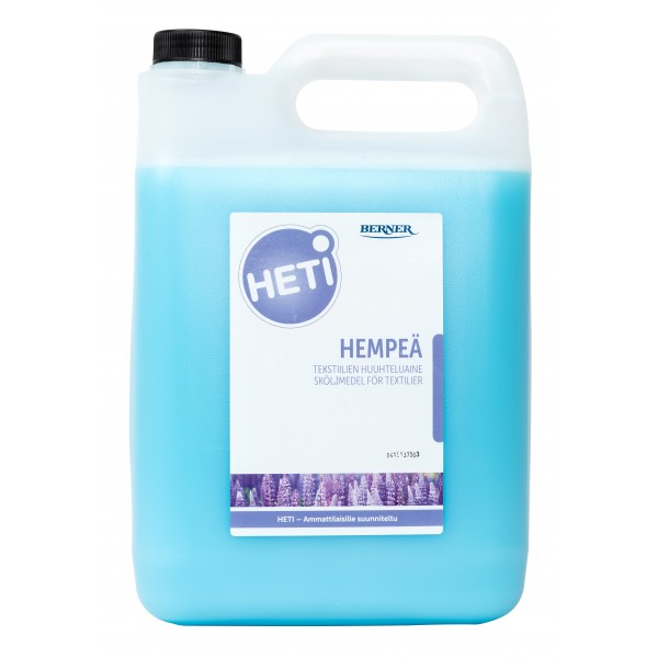 Huuhteluaine 5L HETI Hempeä - Tekstiilien puhdistus ja huolto - 148709 - 1