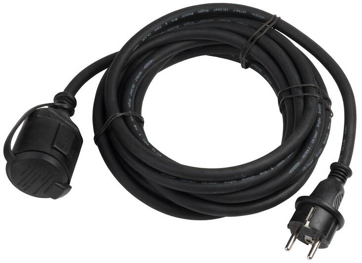 Kumijatkojohto 1 osa 10m AIRAM - Kaapelit ja kaapelikourut, jatkojohdot - 134609 - 1