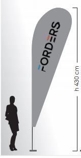 Mainoslippu XL Beach Flag - Painetut muut tuotteet - 164419 - 1