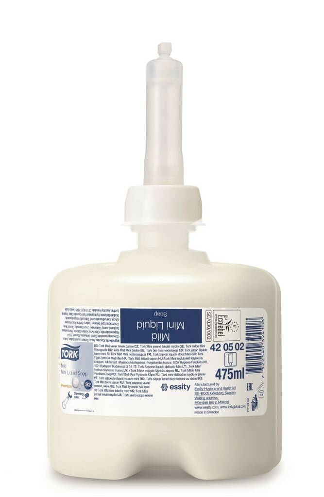 Nestesaippua TORK 0,475L Premium S2 - Saippuat ja annostelijat - 113169 - 1