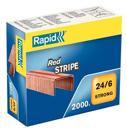 Nitomaniitti RAPID 24/6 Red Stripe - Nitomanastat ja kasetit - 103959 - 1