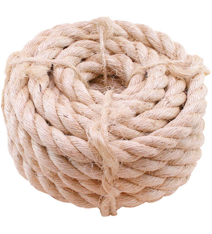 Sisalköysi 24mm 8m/kerä - Pientarvikkeet - 142889 - 1