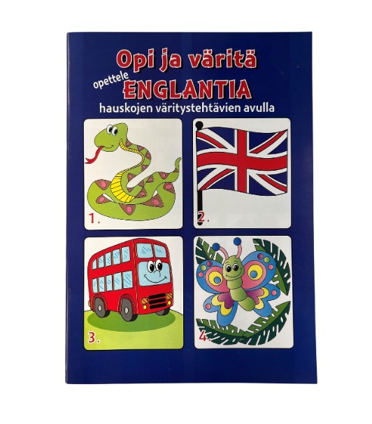 Värityskirja Opi ja Väritä A4 - Värityskirjat - 178249 - 1