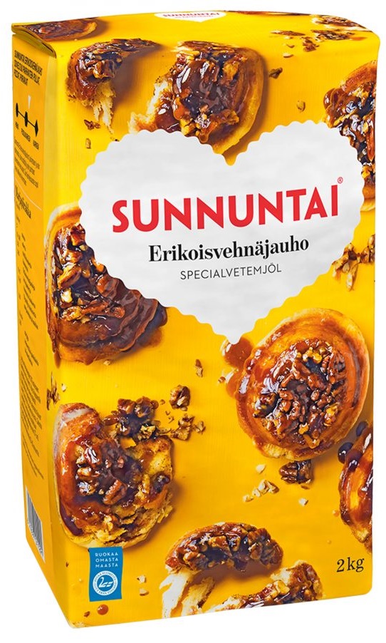 Vehnäjauho Sunnuntai 2kg - Kuivakaappi ja leivonta - 159299 - 1