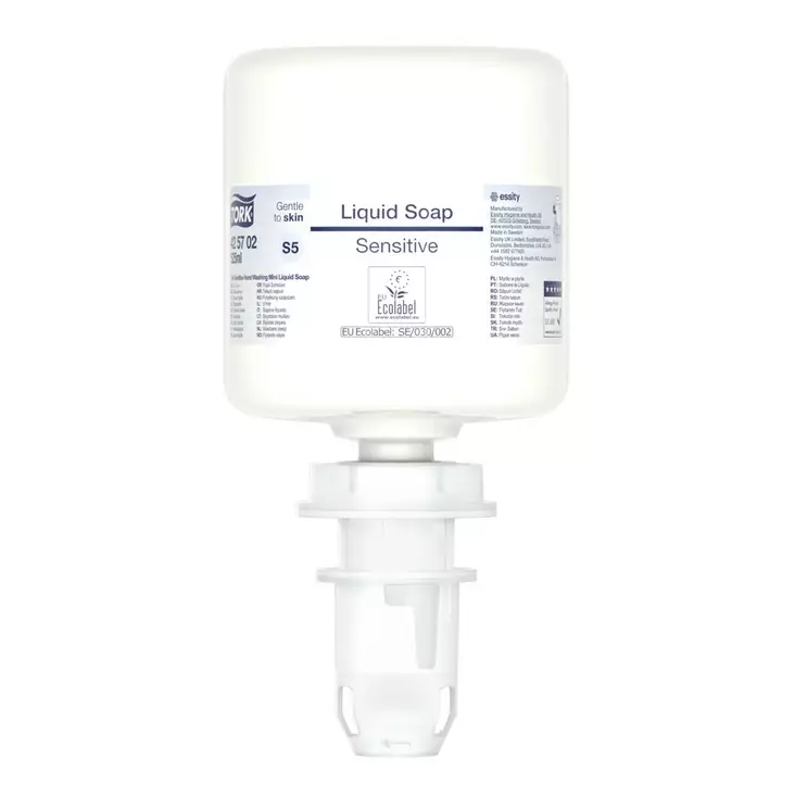 Nestesaippua 525ml TORK Sensitive Mini S5 - Saippuat ja annostelijat - 185139 - 1