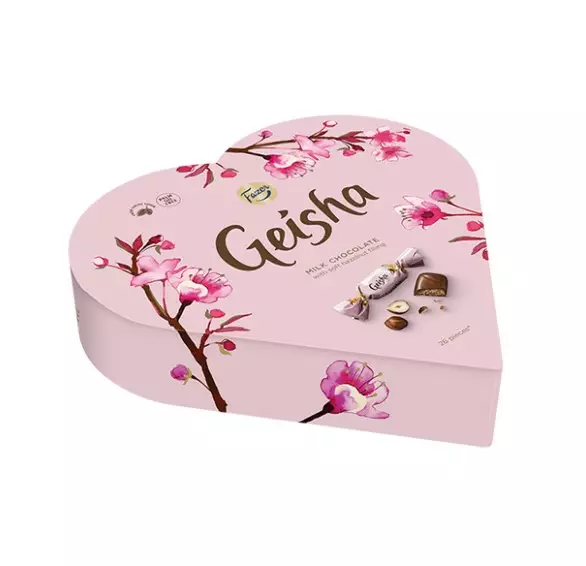 Suklaakonvehti Sydän 195g FAZER Geisha - Makeiset - 155479 - 1